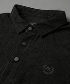Men's T-Shirt Polo Collar Black Tsh-5923