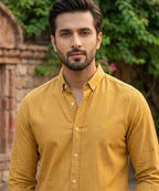 Men's Casual Shirt SHC-1681 YELLOW