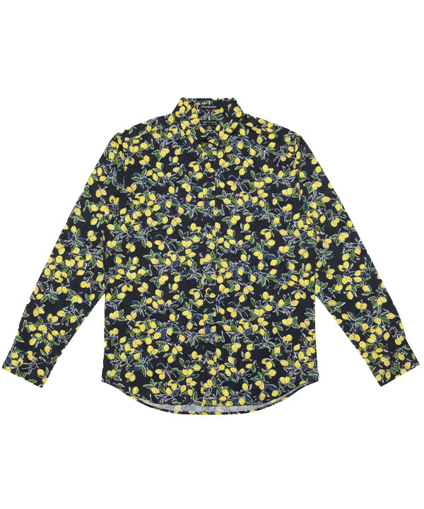Men's Casual Shirt - Shc-1607 Printed Yellow