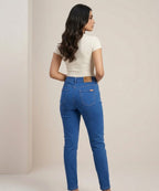 HR Clothing Women's Slim Fit Denim Jeans-LJP-0041–Ink-Blue
