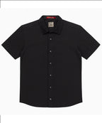 HR clothing Kids Half Sleeves Shirt - Black BSH-0110
