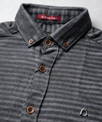Men's Casual Shirt - Shc-1704 Green Stripe