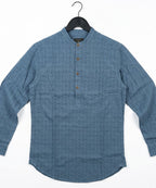 Men's Casual Shirt - Blue Shc-1590 ORG
