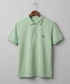 Premium Ribbed Collar Polo T-Shirt Pistachio TSH-7162