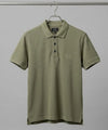 A|X Logo Self-Textured Polo T-Shirt TSH-7163 Olive