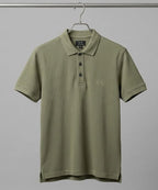 A|X Logo Self-Textured Polo T-Shirt TSH-7163 Olive