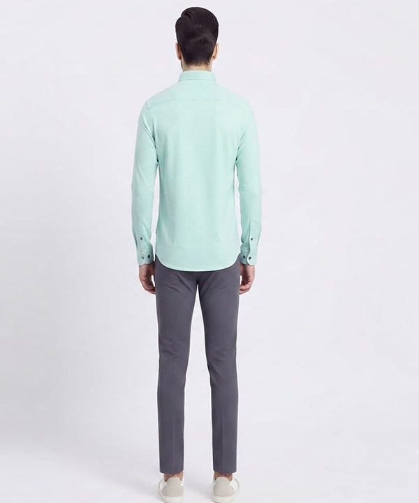 Men's Casual Shirt - Sea-Green Shc-2098 (ORG)
