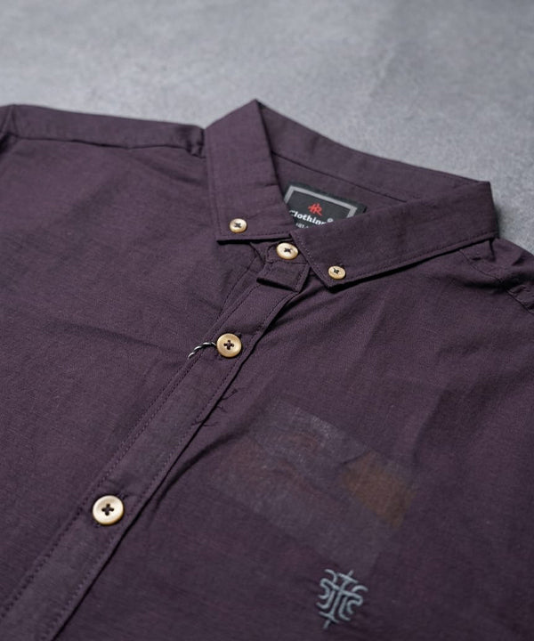 Men's Casual Shirt SHC-1441 D.Purple