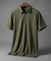 Men's T-Shirt Collar Green Tsh-7021