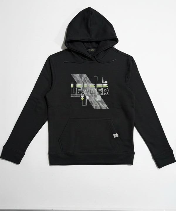 Men's Printed Hoodie - Black Tsh-5993