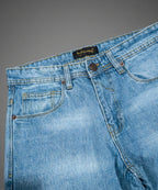 HR Clothing Men's Denim - L Blue JP-2092