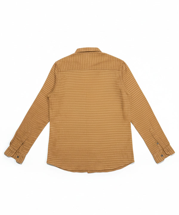 Men's Casual Shirt - Shc-1704 Brown Stripe