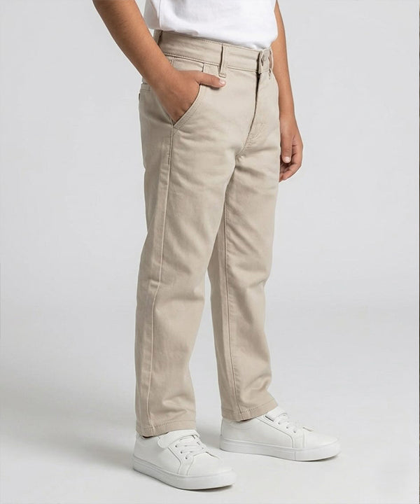 Kids Cotton Texture-Fawn Chino Pant - Bcp-0051