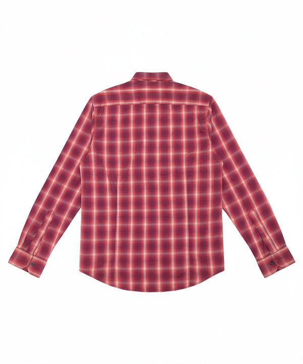 Men's Casual Shirt - Shc-1607 Orange Stripe