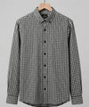 Men's Over Size Casual Shirt - Black Chk Shc-1933 ORG