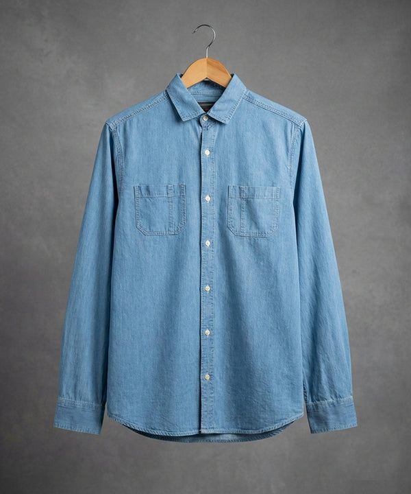 Men's Casual Shirt - Shc-1455 Blue