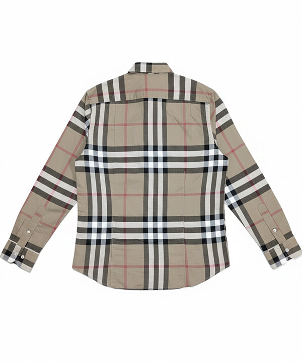 Men's Casual Shirt - Shc-1616 Beige Chk