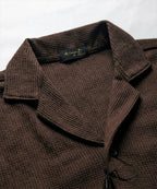 Men's Thermal Half sleves Shirt -Coffee-Brown Shc-3086