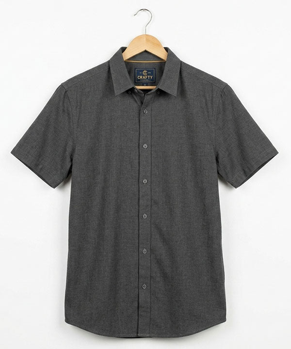 Men's Casual Grey Half Sleves Shc-2028