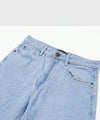 HR Clothing Men's Basic Baggy Denim - Light Blue Jp-1896