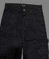 Boys Black Carpenter Straight Cargo Pants- Bjp-0300
