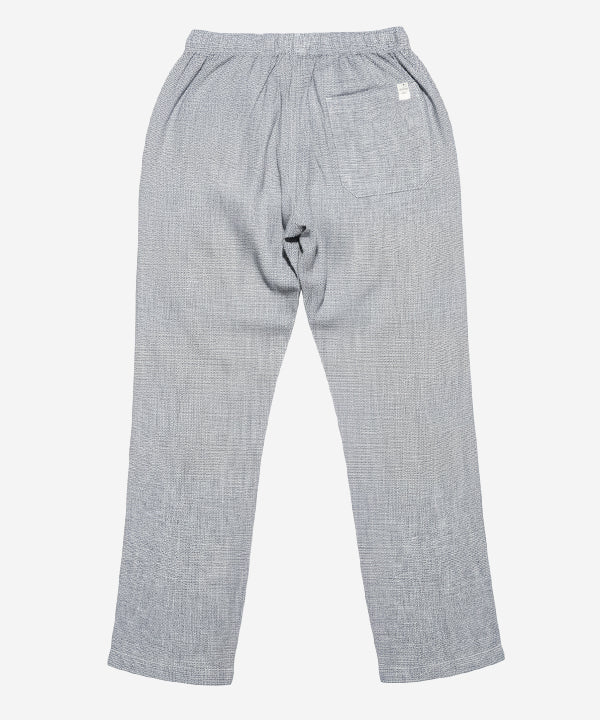 HR Clothing Men's Linen Trousers - Texture Blue LWR-0537
