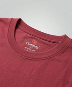 HR Clothing Men's Maroon Drop Shoulder T-Shirt - TSH-7208