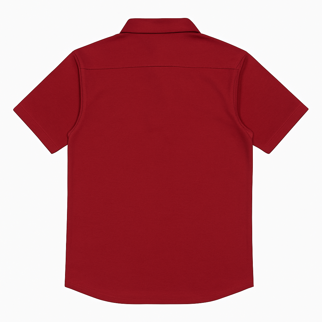 HR clothing Kids Half Sleeves Shirt - Maroon BSH-0110