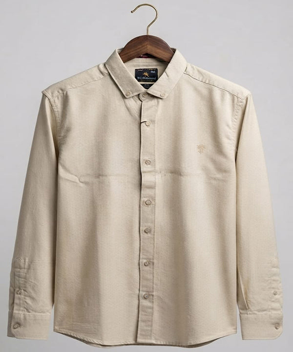 Men's Casual Shirt - Shc-1813 Beige (ORG-H)