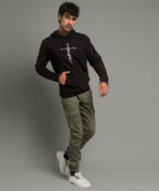 HR Clothing Men's Hoodie - Black TSH-5594