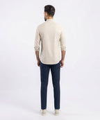 Men's Casual Shirt - Shc-1813 Beige (ORG-H)