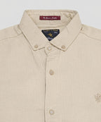 Men's Casual Shirt - Shc-1813 Beige (ORG-H)