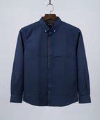 Men's Casual Shirt - Shc-1619 Navy Stripe (ORG-H)