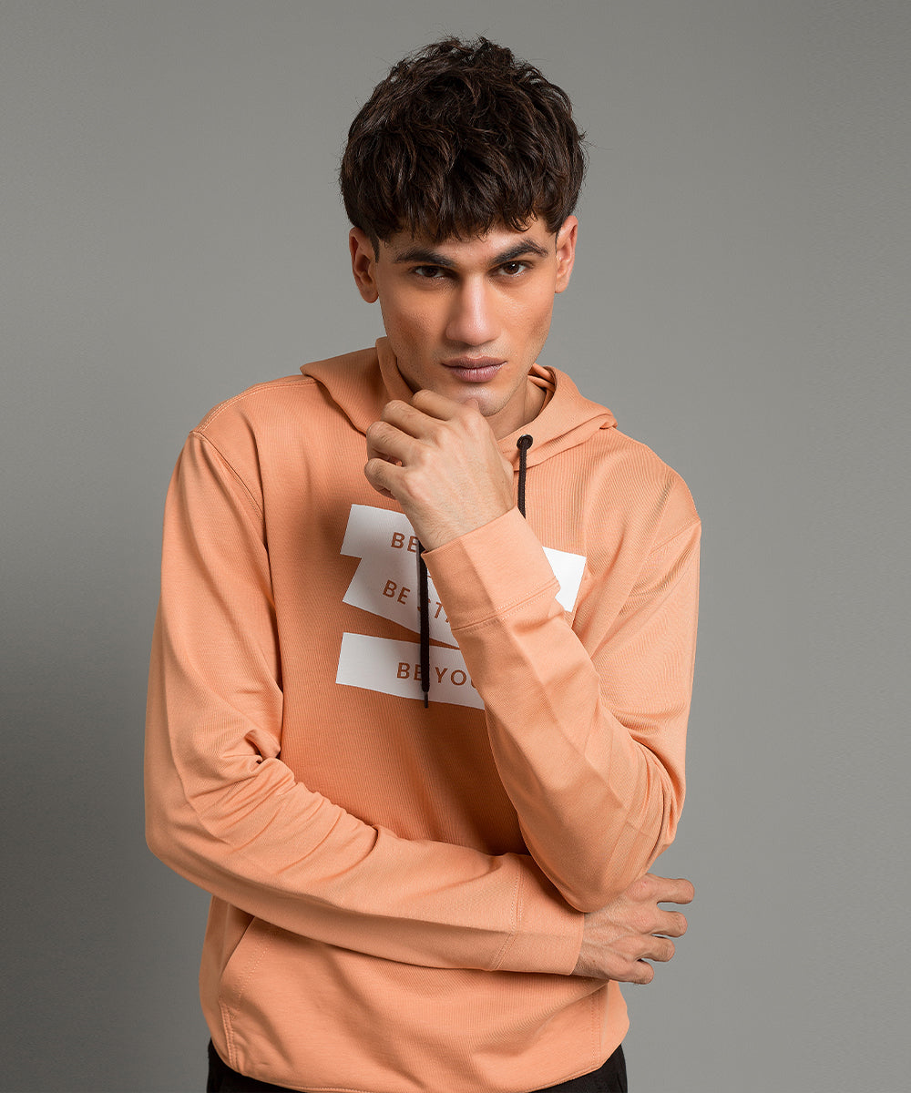 HR Clothing Men's Hoodie - Orange TSH-5593
