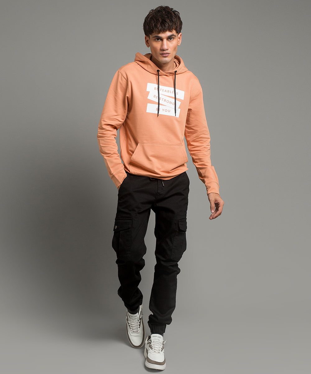 HR Clothing Men's Hoodie - Orange TSH-5593