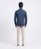 Men's Casual Shirt - Shc-1619 Navy Stripe (ORG-H)