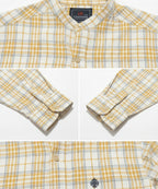 Men's Casual Shirt - Shc-1458 Yellow Chk
