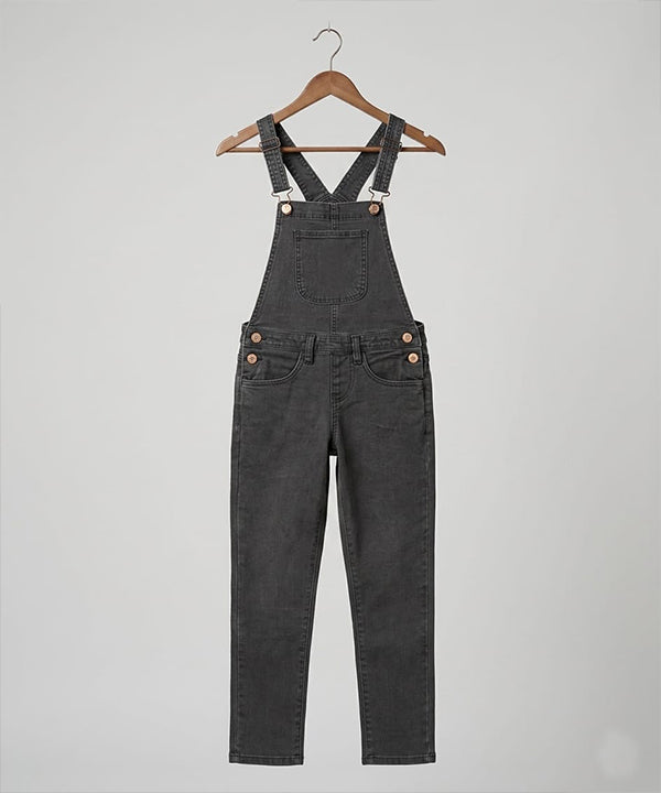 HR Clothing Women's Denim Rompers – Grey - DG-0003