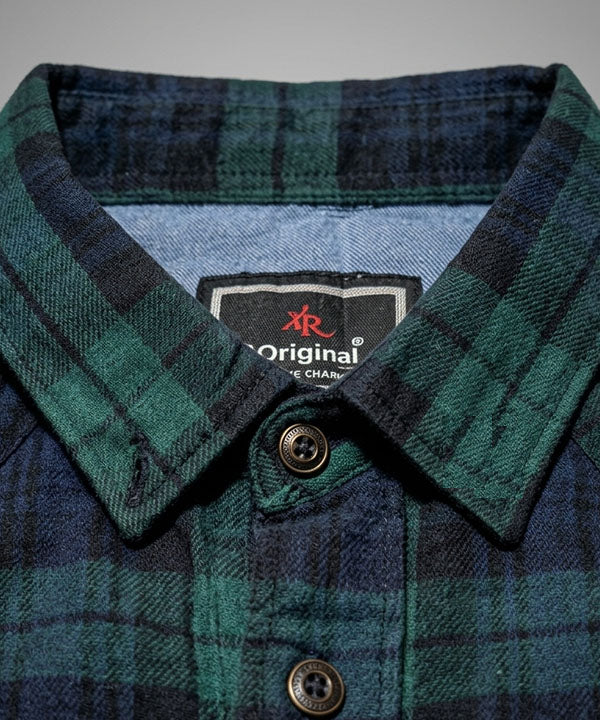 Men's Casual Shirt - Shc-1579 Green Chk