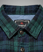 Men's Casual Shirt - Shc-1579 Green Chk