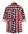 Men's Casual Shirt - Shc-1227 White Red