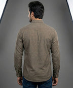 Men's Casual Shirt - Shc-1441 Mehendi