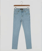 HR Clothing Women's Slim Fit Denim Jeans-LJP-0086–L-Blue