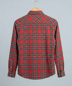 Men's Casual Shirt - Shc-1579 Red Chk