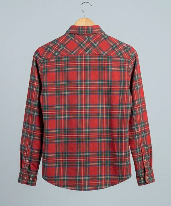 Men's Casual Shirt - Shc-1579 Red Chk