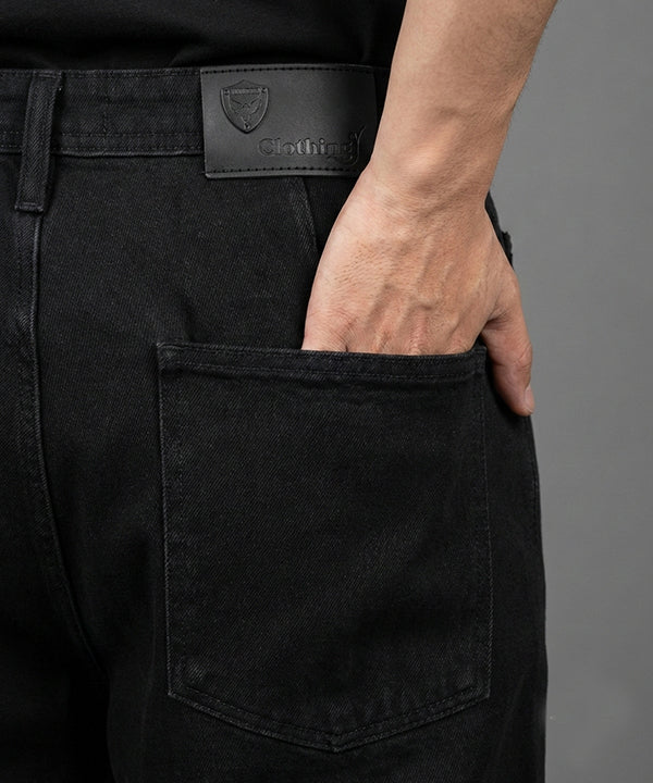 HR Clothing Men's Denim - Black JP-2102