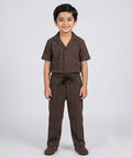HR clothing Kids Thermal Co-Ord Set 0138/0116 - Coffee-Brown