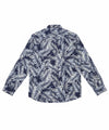 Men's Casual Shirt - Shc-1028 Blue Floral