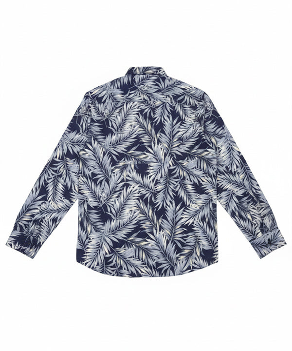 Men's Casual Shirt - Shc-1028 Blue Floral