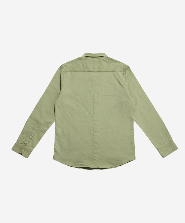 HR Clothing Men's Casual Shirt - Green Shc-1841 Strech Fabric (ORG)